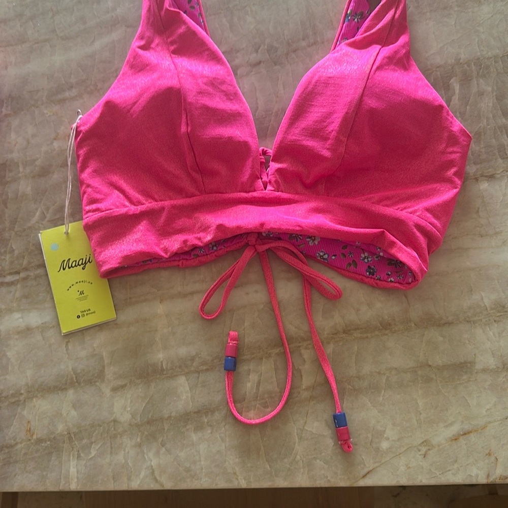 Maaji Pink Triangle Bikini Swimwear